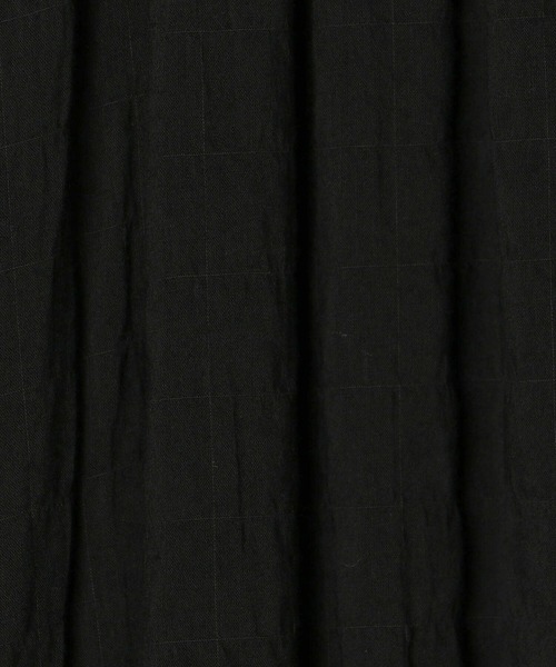 nicholson and nicholson(ニコルソンアンドニコルソン)の「【nicholson and nicholson】〈別注〉ギャザーシャツドレス SOLID WOMEN(ワンピース・レディース・ブラック・38)」の5枚目の写真