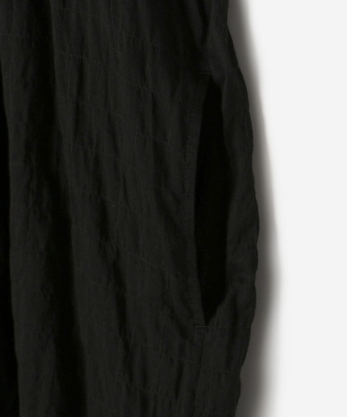 nicholson and nicholson(ニコルソンアンドニコルソン)の「【nicholson and nicholson】〈別注〉ギャザーシャツドレス SOLID WOMEN(ワンピース・レディース・ブラック・38)」の7枚目の写真