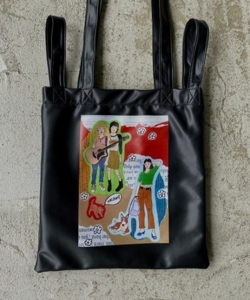 VACANCY（ヴァカンシー）の「【Akari Kuramoto×VACANCY】コラボコラージュイラストマルチトート（トートバッグ・レディース・ブラック・FREE）」の15枚目の写真