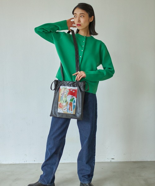 VACANCY（ヴァカンシー）の「【Akari Kuramoto×VACANCY】コラボコラージュイラストマルチトート（トートバッグ・レディース・ブラック・FREE）」の14枚目の写真