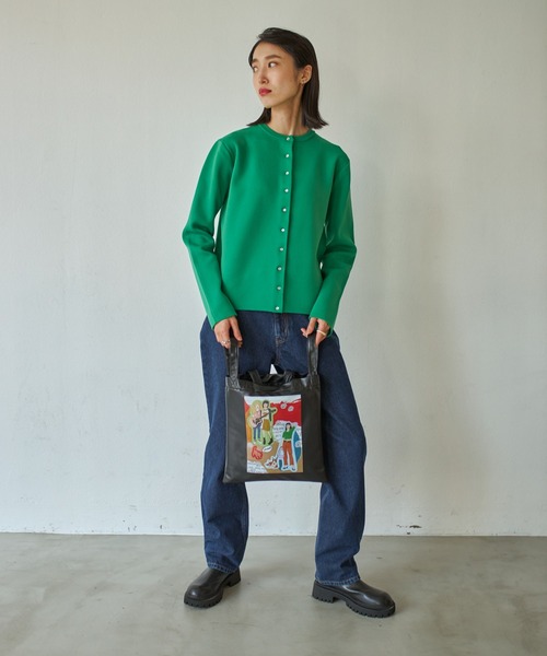 VACANCY（ヴァカンシー）の「【Akari Kuramoto×VACANCY】コラボコラージュイラストマルチトート（トートバッグ・レディース・ブラック・FREE）」の6枚目の写真