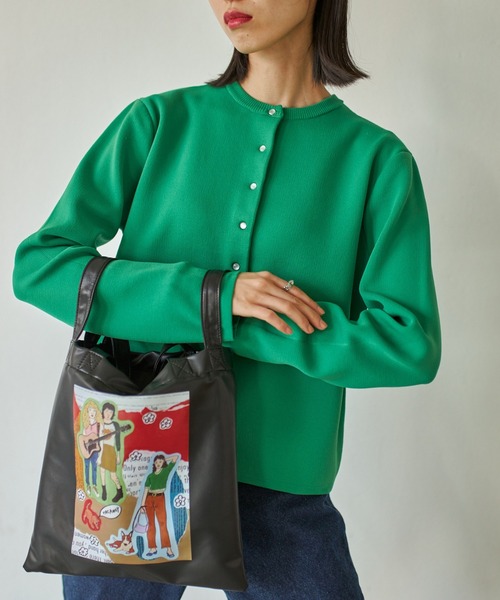 VACANCY（ヴァカンシー）の「【Akari Kuramoto×VACANCY】コラボコラージュイラストマルチトート（トートバッグ・レディース・ブラック・FREE）」の11枚目の写真