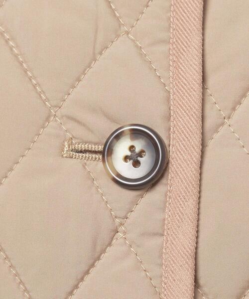 closet story（クローゼットストーリー）の「＜closet story（クローゼットストーリー）＞キルティング ノーカラー コート（ノーカラーコート・レディース・ブラック/ベージュ・FREE）」の7枚目の写真