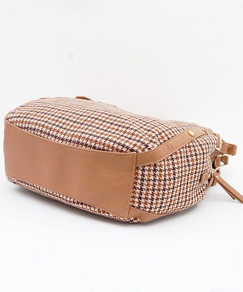 Sac sens（サックセンス）の「チェックセミショルダー（ショルダーバッグ・レディース・ベージュ/ブラック・ﾌﾘ-）」の7枚目の写真