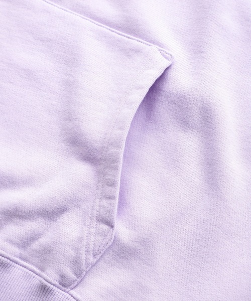 X-girl(エックスガール)の「FLOWERS LOGO SWEAT HOODIE(パーカー・レディース・ライトパープル/オリーブ/チャコール・S/XL/M/L)」の10枚目の写真