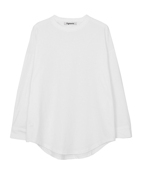 Figments（フィグメンツ）の「カフスロンT（Tシャツ/カットソー・レディース・ブラック/ホワイト・FREE）」の4枚目の写真