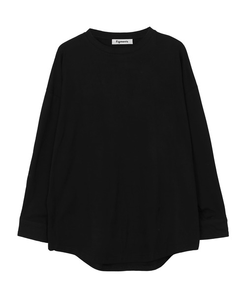 Figments（フィグメンツ）の「カフスロンT（Tシャツ/カットソー・レディース・ブラック/ホワイト・FREE）」の3枚目の写真