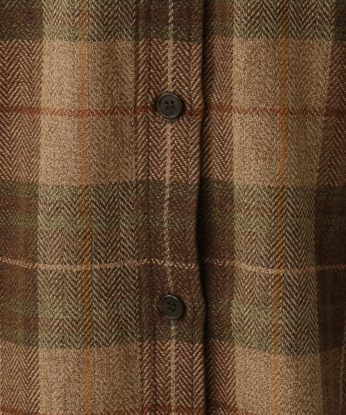 LOWRYS FARM(ローリーズファーム)の「ヘリンボーンチェックシャツLS 214844(シャツ/ブラウス・レディース・ベージュ/ブラウン/グリーン・FREE)」の20枚目の写真