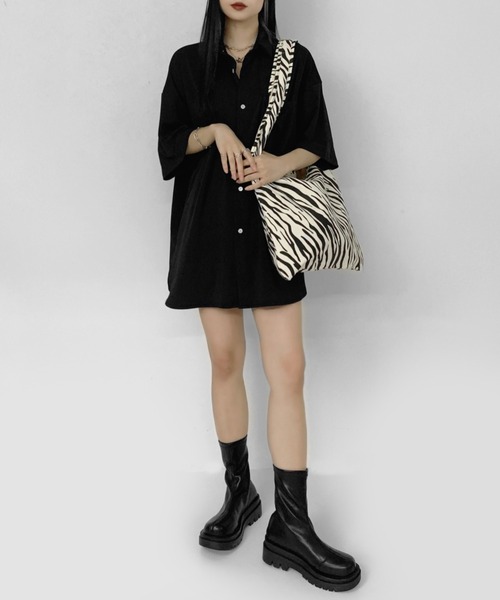 LVEU.(ラブユ.)の「Zebra casual bag / ゼブラカジュアルバッグ(トートバッグ・レディース・ブラック・FREE)」の10枚目の写真
