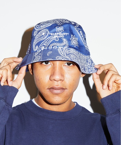 atmos（アトモス）の「atmos x ELEPHANT BRAND BANDANA BUCKET HAT