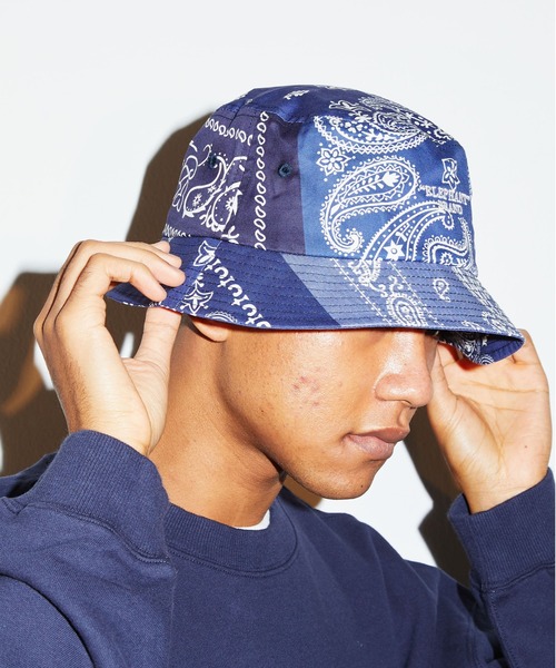 帽子 kith deconstructed bandana bucket hat Kith Deconstructed Bandana Bucket Hat