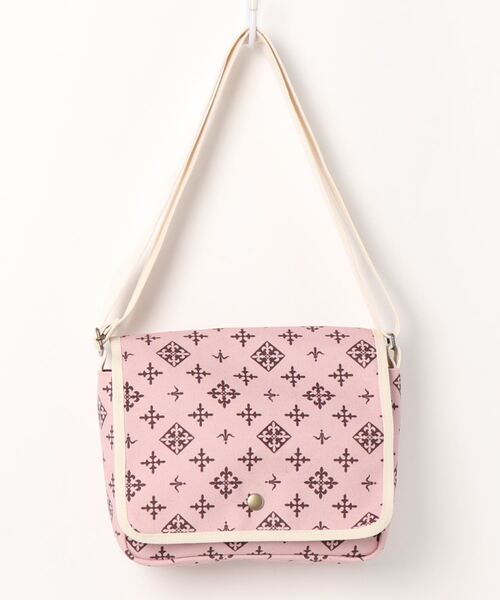 Daily russet（デイリー ラシット）の「プルーフキャンバスフラップショルダーバッグ（ショルダーバッグ・レディース・ピンク/ベージュ/グレー/ネイビー・FREE）」の10枚目の写真