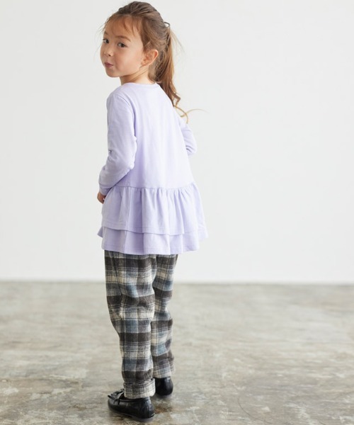 lulpini（ルルピー二）の「kids ウールタッチチェック柄パンツ（その他パンツ・キッズ・ブラウン/キャメル・S/M/L）」の17枚目の写真