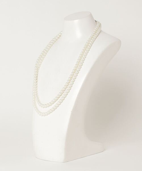 Mag.（マグ）の「【24inch】7mmWガラスパールネックレス（ネックレス・レディース・ホワイト/グレー・FREE）」の11枚目の写真