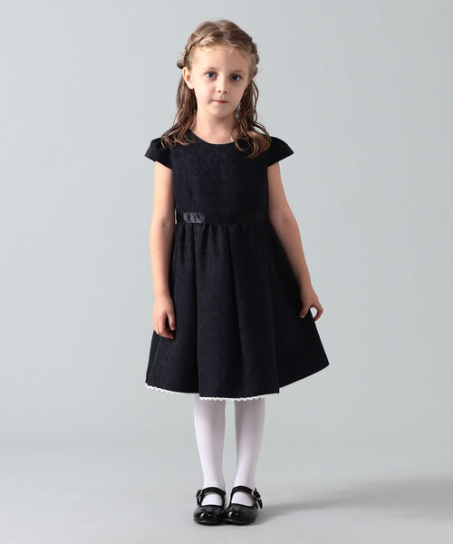 こども ビームス(コドモビームス)の「こども ビームス / ボレロ & ジャカードワンピース セット(115~130㎝)(スーツセット・キッズ・ネイビー・120/130/115)」の8枚目の写真