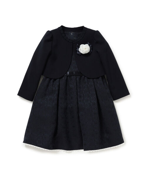 こども ビームス(コドモビームス)の「こども ビームス / ボレロ & ジャカードワンピース セット(115~130㎝)(スーツセット・キッズ・ネイビー・120/130/115)」の20枚目の写真