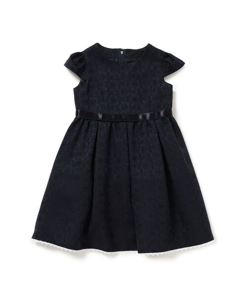 こども ビームス(コドモビームス)の「こども ビームス / ボレロ & ジャカードワンピース セット(115~130㎝)(スーツセット・キッズ・ネイビー・120/130/115)」の3枚目の写真