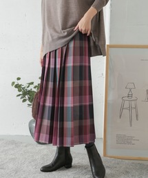 URBAN RESEARCH DOORS | カラーチェックプリーツスカート(スカート)
