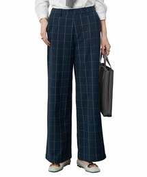 ＩＥＤＩＴ　光吸収発熱素材＆裏起毛でいつでも暖かな　すっきり見えストレッチワイドパンツ