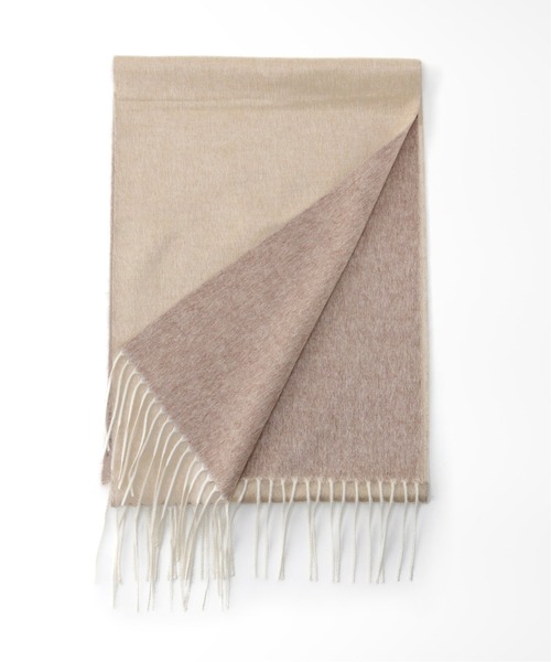 EDIFICE（エディフィス）の「【PIACENZA / ピアチェンツァ】シルクカシミア Wフェイスソリッドマフラー 30*170（マフラー・メンズ・ベージュ/ネイビー/ブラウン/グレー/ブルー・FREE）」の6枚目の写真