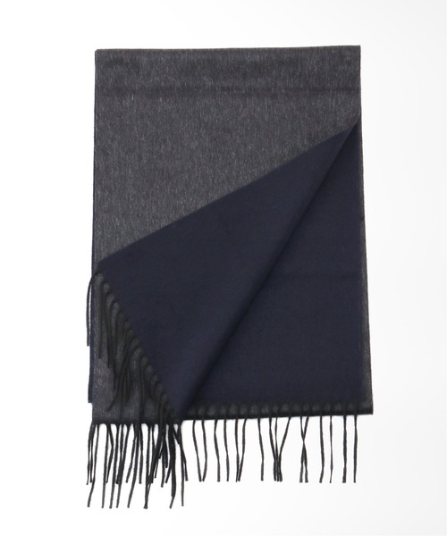 EDIFICE（エディフィス）の「【PIACENZA / ピアチェンツァ】シルクカシミア Wフェイスソリッドマフラー 30*170（マフラー・メンズ・ベージュ/ネイビー/ブラウン/グレー/ブルー・FREE）」の8枚目の写真