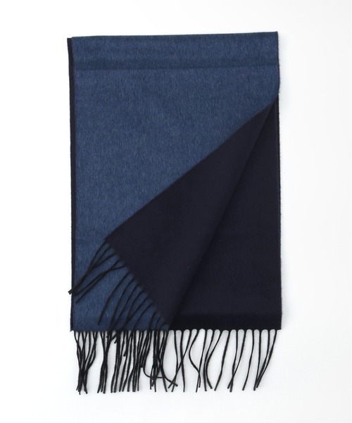 EDIFICE（エディフィス）の「【PIACENZA / ピアチェンツァ】シルクカシミア Wフェイスソリッドマフラー 30*170（マフラー・メンズ・ベージュ/ネイビー/ブラウン/グレー/ブルー・FREE）」の14枚目の写真