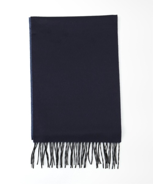 EDIFICE（エディフィス）の「【PIACENZA / ピアチェンツァ】シルクカシミア Wフェイスソリッドマフラー 30*170（マフラー・メンズ・ベージュ/ネイビー/ブラウン/グレー/ブルー・FREE）」の13枚目の写真