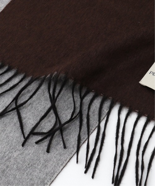 EDIFICE（エディフィス）の「【PIACENZA / ピアチェンツァ】シルクカシミア Wフェイスソリッドマフラー 30*170（マフラー・メンズ・ベージュ/ネイビー/ブラウン/グレー/ブルー・FREE）」の11枚目の写真