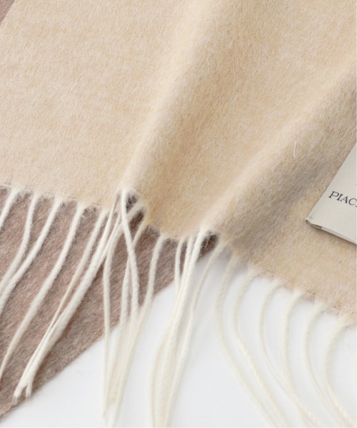 EDIFICE（エディフィス）の「【PIACENZA / ピアチェンツァ】シルクカシミア Wフェイスソリッドマフラー 30*170（マフラー・メンズ・ベージュ/ネイビー/ブラウン/グレー/ブルー・FREE）」の7枚目の写真