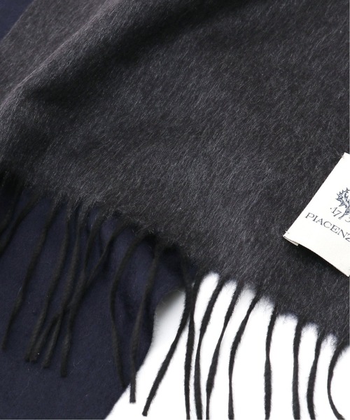 EDIFICE（エディフィス）の「【PIACENZA / ピアチェンツァ】シルクカシミア Wフェイスソリッドマフラー 30*170（マフラー・メンズ・ベージュ/ネイビー/ブラウン/グレー/ブルー・FREE）」の9枚目の写真