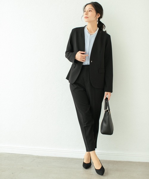 LEPSIM（レプシィム）の「タックブラウス長袖[2022春夏]　239376（シャツ/ブラウス・レディース・グレイッシュベージュ/オフホワイト/ブルー/ブラック・LARGE/MEDIUM）」の15枚目の写真