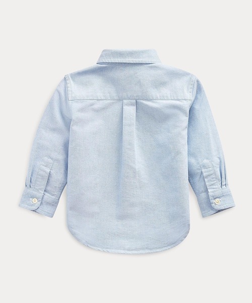 POLO RALPH LAUREN CHILDRENSWEAR（ポロ ラルフ ローレン チルドレンズウェア）の「コットン オックスフォード シャツ（シャツ/ブラウス・キッズ・ブルー・12M/18M/24M）」の4枚目の写真