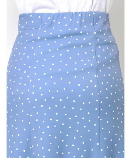 MERCURYDUO（マーキュリーデュオ）の「アシメフリルマーメイドドットスカート（スカート・レディース・オフホワイト/ブラック/ブルー・SMALL/MEDIUM）」の10枚目の写真