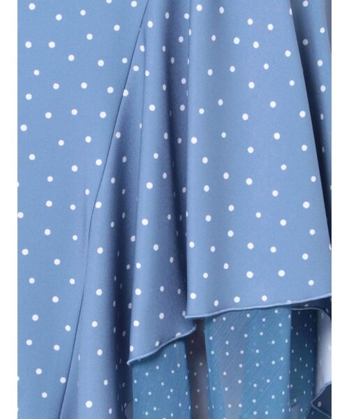 MERCURYDUO（マーキュリーデュオ）の「アシメフリルマーメイドドットスカート（スカート・レディース・オフホワイト/ブラック/ブルー・SMALL/MEDIUM）」の9枚目の写真