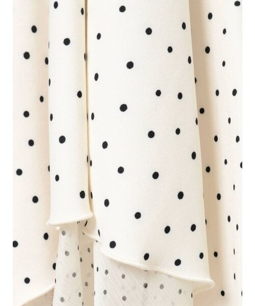 MERCURYDUO（マーキュリーデュオ）の「アシメフリルマーメイドドットスカート（スカート・レディース・オフホワイト/ブラック/ブルー・SMALL/MEDIUM）」の14枚目の写真