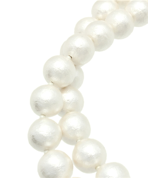 603（ロクマルサン）の「603 コットンパールスーパーロングネックレス（ネックレス・レディース・ホワイト・FREE）」の3枚目の写真
