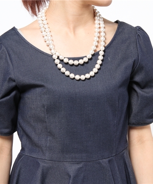 603（ロクマルサン）の「603 コットンパールスーパーロングネックレス（ネックレス・レディース・ホワイト・FREE）」の6枚目の写真