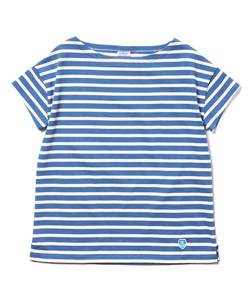 ORCIVAL（オーシバル）の「ORCIVAL / ショートスリーブボーダーバスクシャツ（Tシャツ/カットソー・レディース・その他1/その他2/その他3・ONE SIZE）」の3枚目の写真