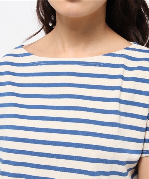 ORCIVAL（オーシバル）の「ORCIVAL / ショートスリーブボーダーバスクシャツ（Tシャツ/カットソー・レディース・その他1/その他2/その他3・ONE SIZE）」の18枚目の写真