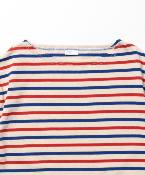 ORCIVAL（オーシバル）の「ORCIVAL / ショートスリーブボーダーバスクシャツ（Tシャツ/カットソー・レディース・その他1/その他2/その他3・ONE SIZE）」の4枚目の写真