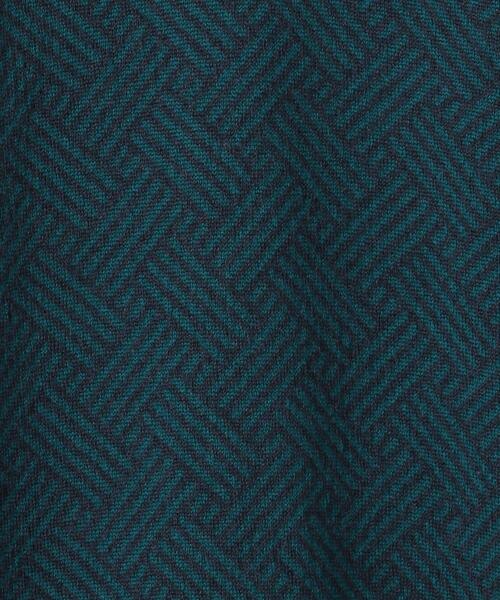 Johnstons of Elgin（ジョンストンズオブエルガン）の「＜JOHNSTONS（ジョンストンズ）＞ ジャカード ニット ベスト（ニット/セーター・メンズ・ブラック/ターコイズブルー・S/M/L/XL/XS）」の7枚目の写真