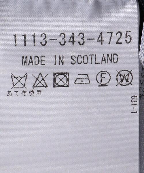 Johnstons of Elgin（ジョンストンズオブエルガン）の「＜JOHNSTONS（ジョンストンズ）＞ ジャカード ニット ベスト（ニット/セーター・メンズ・ブラック/ターコイズブルー・S/M/L/XL/XS）」の9枚目の写真