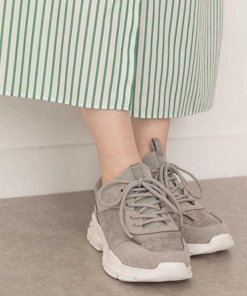 RODE SKO(ロデスコ)の「スエード調ダッドスニーカー(スニーカー・レディース・ピンクベージュ/グレー・39/37/36/38)」の11枚目の写真