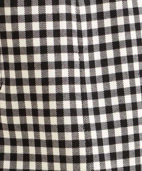 Ray BEAMS（レイビームス）の「Ray BEAMS / チェック ストレッチ パンツ（その他パンツ・レディース・ブラック/ベージュ・0/1）」の12枚目の写真