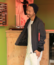 ※ALPHA | MA-1 LITE (ALPHA)(ミリタリージャケット)