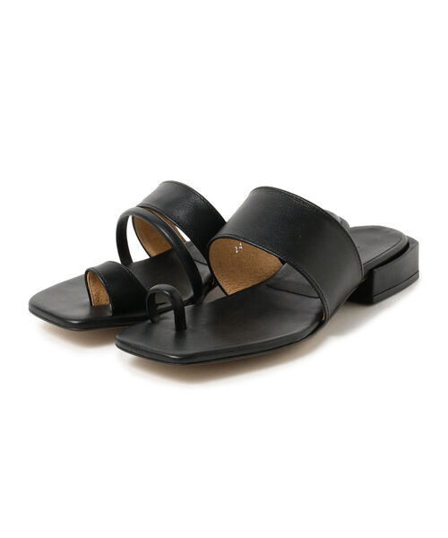 Ray BEAMS(レイビームス)の「Ray BEAMS / アシンメトリー サンダル(サンダル・レディース・ベージュ/ブラック・24.0cm/23.5cm/25.0cm/24.5cm/23.0cm)」の19枚目の写真