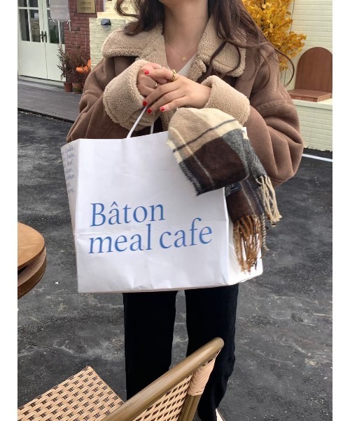 MINS MINIS(ミンスミニス)の「ステンカラールーズムートンジャケット(ムートンコート・レディース・ブラウン/キャメル・FREE)」の20枚目の写真