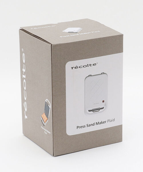 Afternoon Tea（アフタヌーンティー）の「recolte/プレスサンドメーカー プラッド（キッチン家電・レディース・ホワイト・ONE SIZE）」の4枚目の写真