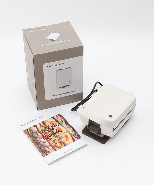 Afternoon Tea（アフタヌーンティー）の「recolte/プレスサンドメーカー プラッド（キッチン家電・レディース・ホワイト・ONE SIZE）」の6枚目の写真