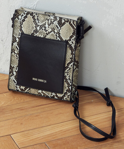 MONO COMME CA（モノコムサ）の「スクエア ミニポシェット